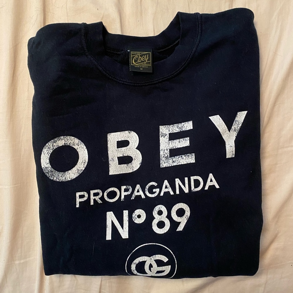 Obey Propaganda Sweatshirt Crewneck Size M